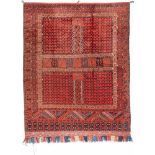 HASCHLU Afghanistan, 2. Hälfte 20. Jh.255 x 205 cm. Min. Gebrauchsspuren.