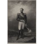 BENOIT TAUREL1794 Paris - 1859 AmsterdamKaiser Nikolaus I. Stahlstich auf Papier. Sichtmaß 50 cm x