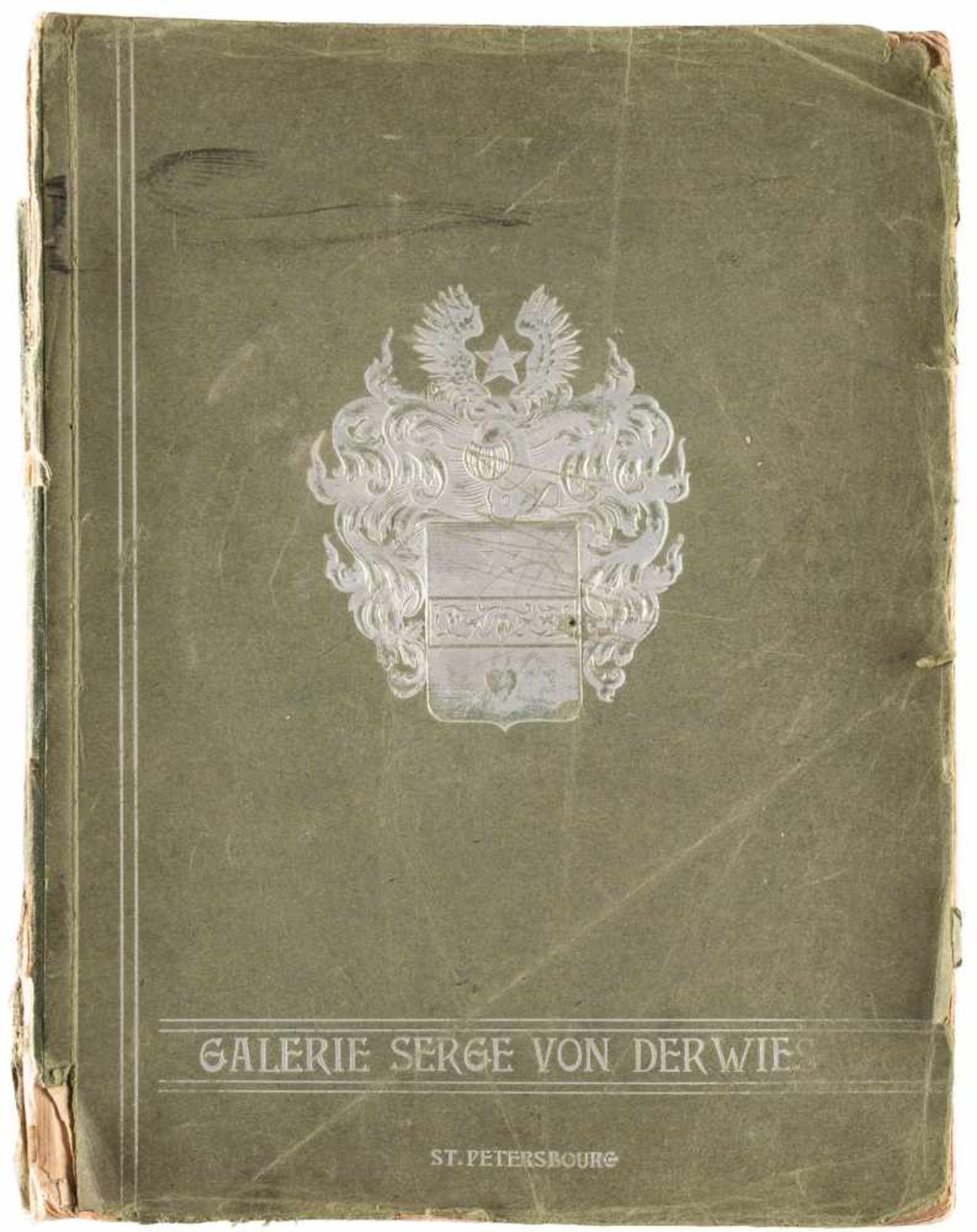 GEMÄLDEKATALOG DER GALERIE 'SERGE VON DERWIES' Russland, St. Petersburg, 1904 Druck auf Papier, - Bild 2 aus 3