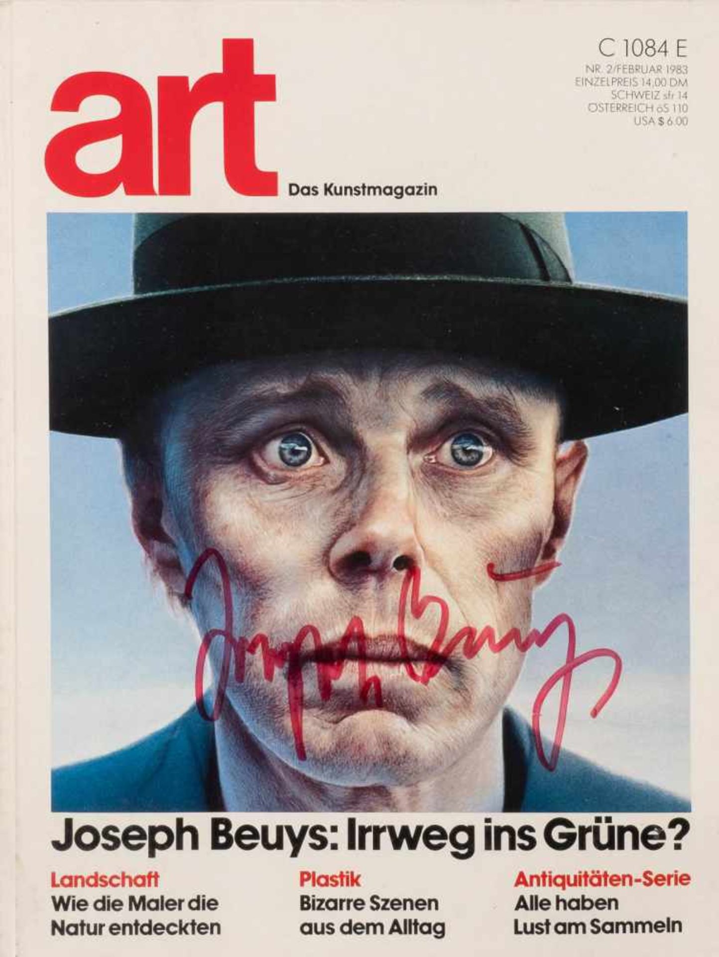 JOSEPH BEUYS1921 Krefeld - 1986 Düsseldorf 'JOSEPH BEUYS: IRRWEG INS GRÜNE?' Multiple (magazine '