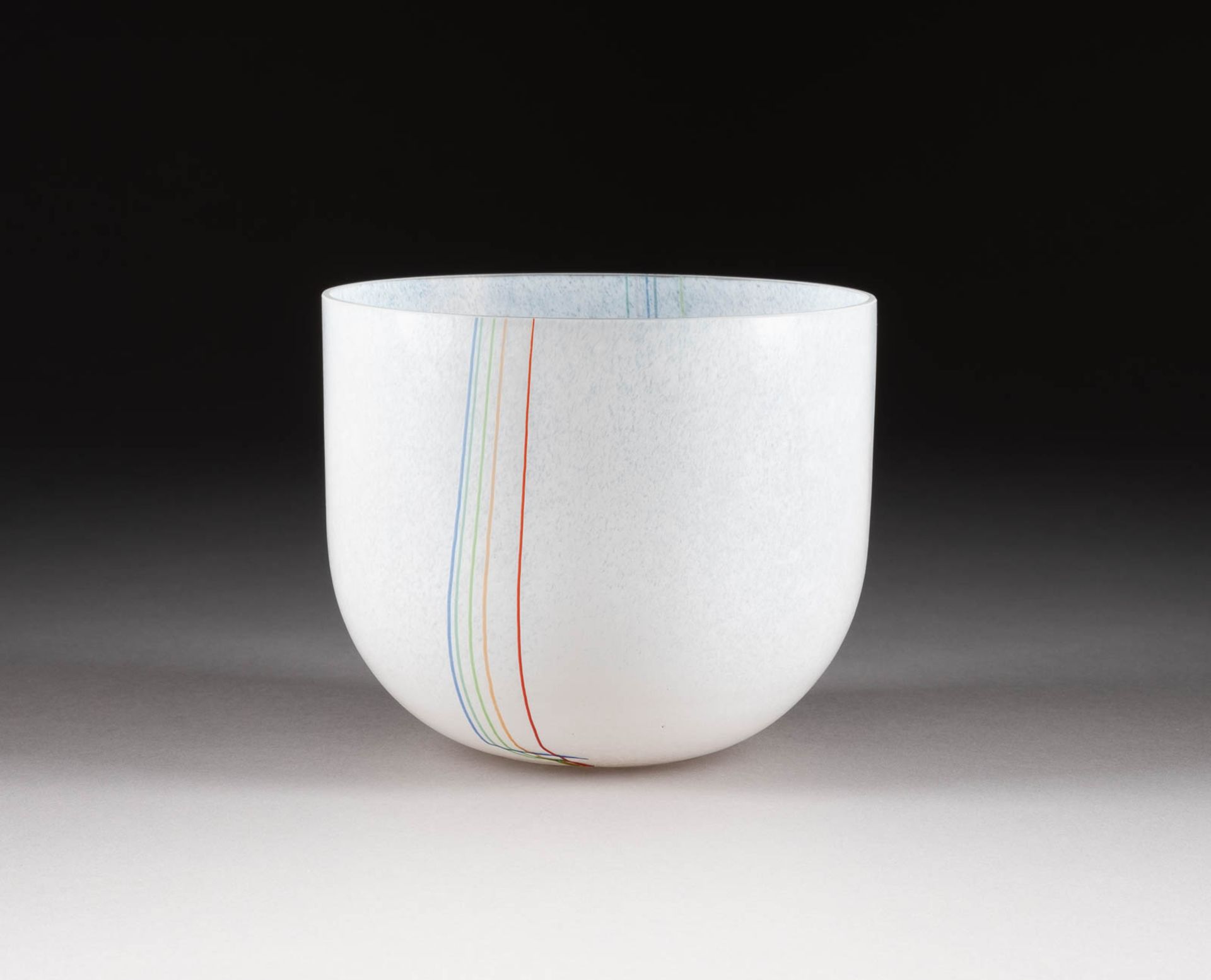 BERTIL VALLIEN1938 Sollentuna (Sweden) VASE 'RAINBOW' Sweden, Kosta Boda, last quarter of the 20th