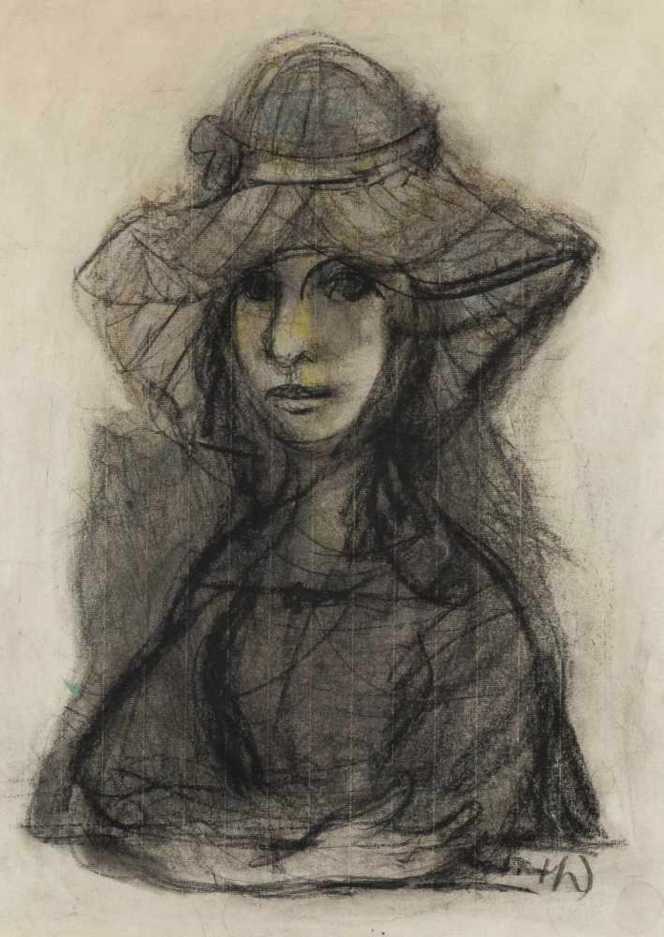 HERBERT DIMMEL1894 Ried im Innkreis - 1980 Linz SELECTION OF TWO WORKS Each work charcoal, part. - Bild 2 aus 2