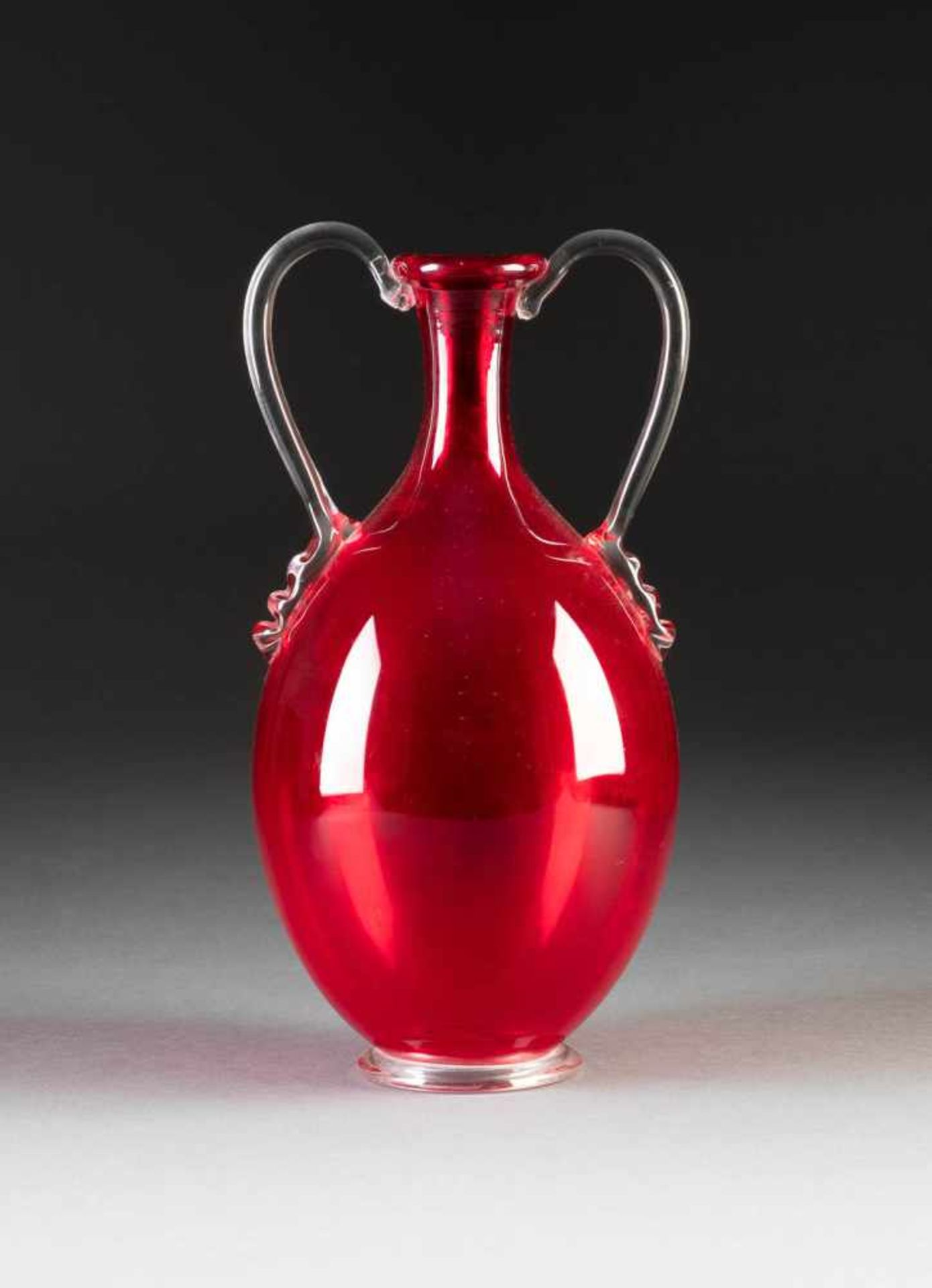 VITTORIO ZECCHIN1878 Murano - 1947 ibid. HANDLE VASE 'AMPHORA' (DESIGN AROUND 1920) Italy, Murano,