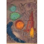 MARC CHAGALL1887 Witebsk - 1985 Paul de Vence 'SAINT-GERMAIN DES PRÉS' (1954) Colour lithography