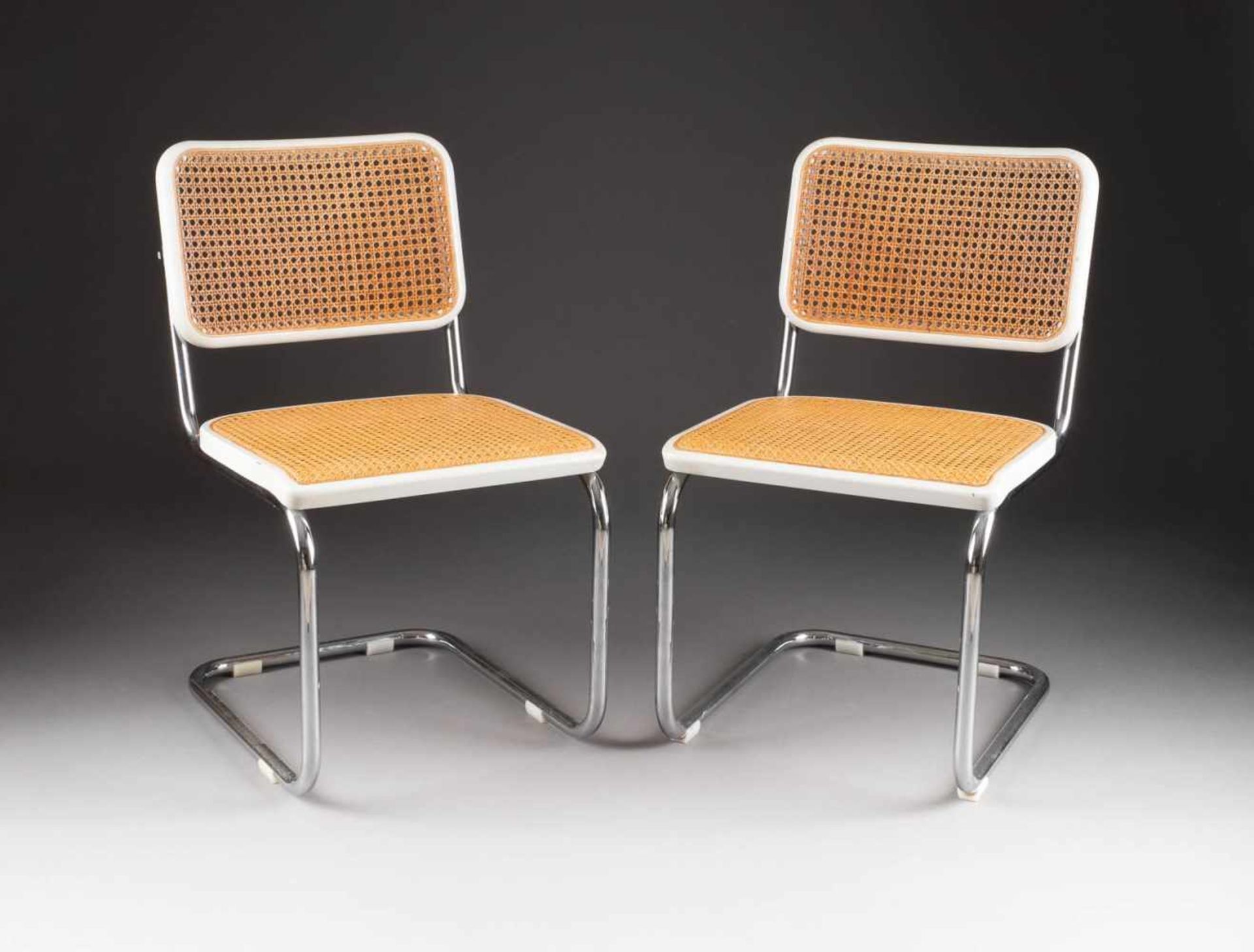 MARCEL BREUER (DESIGN)1902 Pécs (Hungary) - 1981 New York City TWO THONET CANTILEVER CHAIRS S32