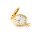 GOLD-SAVONNETTE 'PATEK PHILIPPE' REF. 87C MIT UHRENKETTE Gelbgold, Weißgold, Rotgold. D. 4,5 cm,