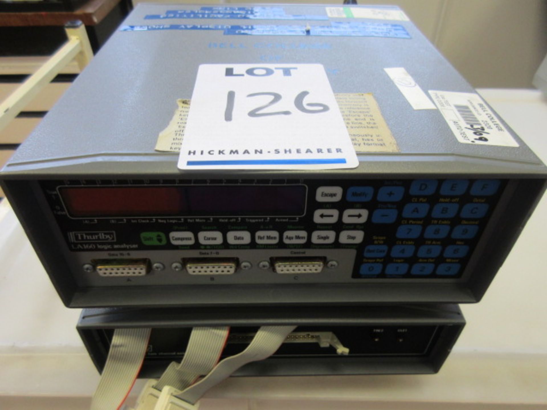 THURLBY LA160 LOGIC ANALYSER WITH LE32 THIRTY TWO CHANNEL EXTENDER MODULE - Image 2 of 2