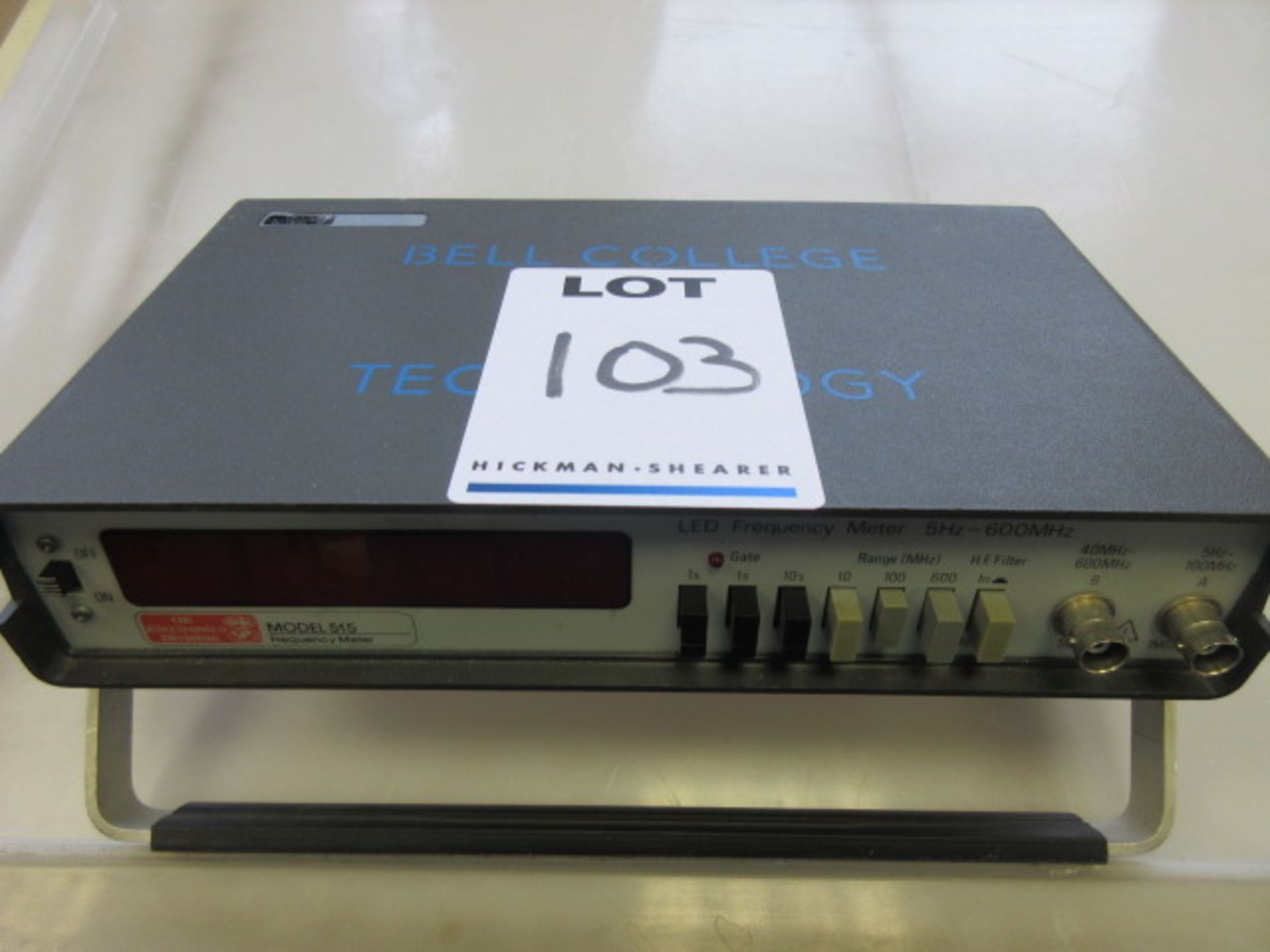 OK ELECTRONICS DIVISION MODEL 515 LED FREQUENCY METER 5Hz- 600 MHz - Image 2 of 2