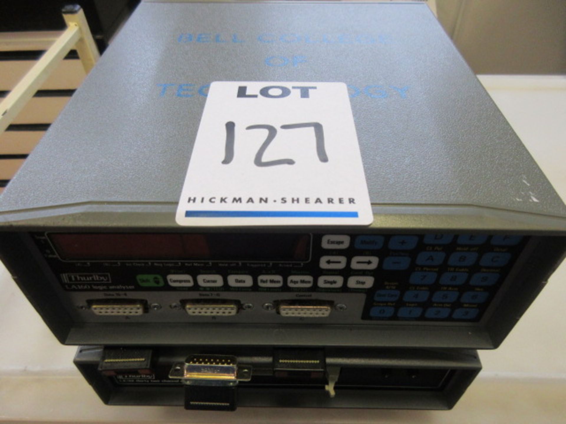 THURLBY LA160 LOGIC ANALYSER WITH LE32 THIRTY TWO CHANNEL EXTENDER MODULE - Image 2 of 2