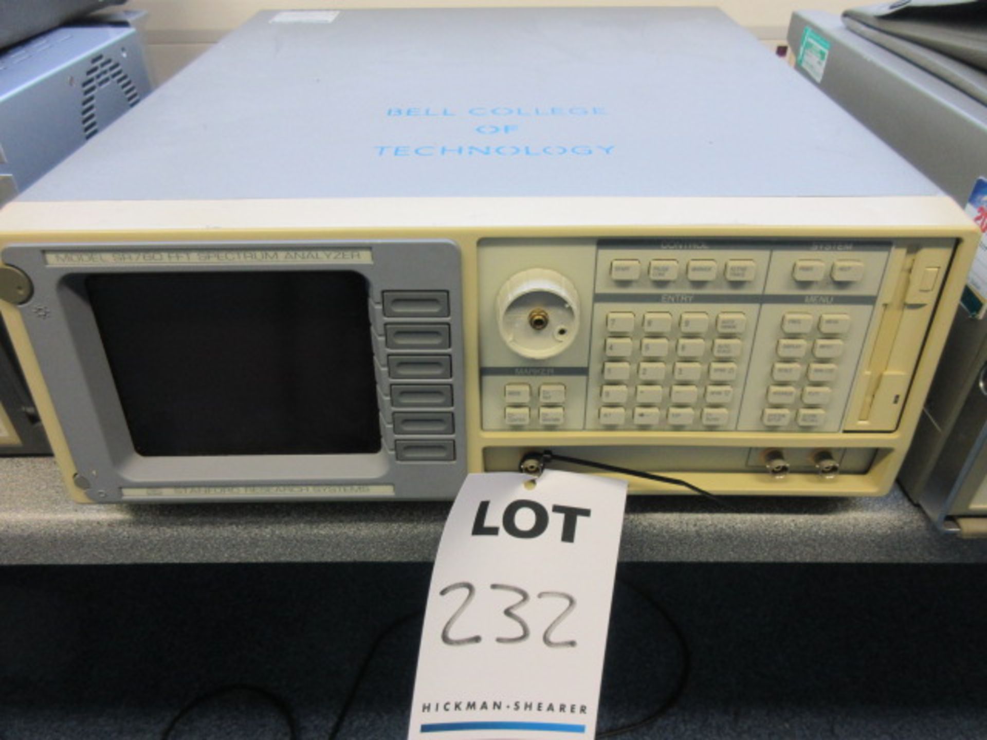 STANFORD RESEARCH SYSTEMS SR760 FFT SPECTRUM ANALYZER - Image 3 of 3