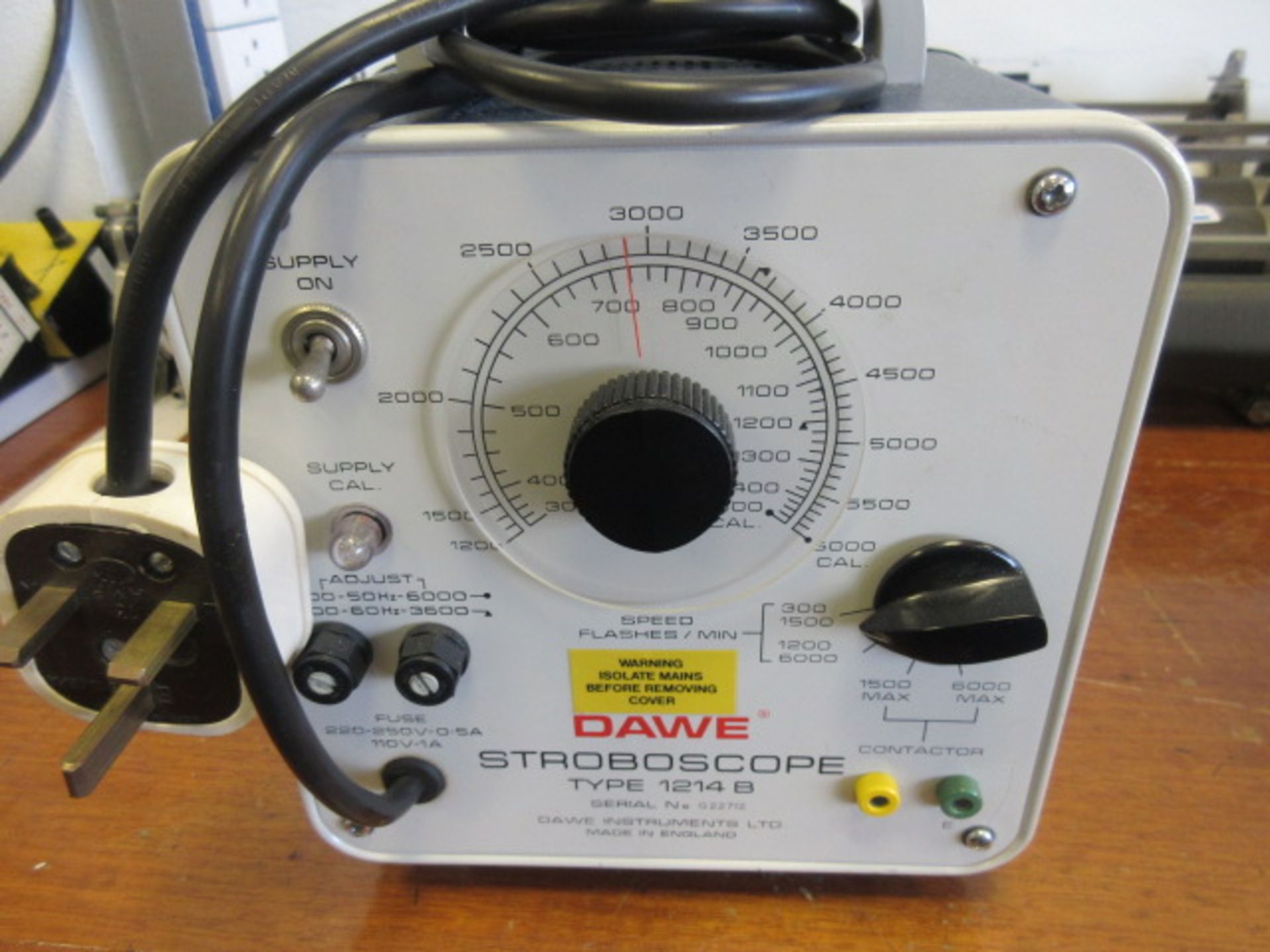 DAWE 1214B STROBOSCOPE SN G22 712 - Bild 2 aus 3