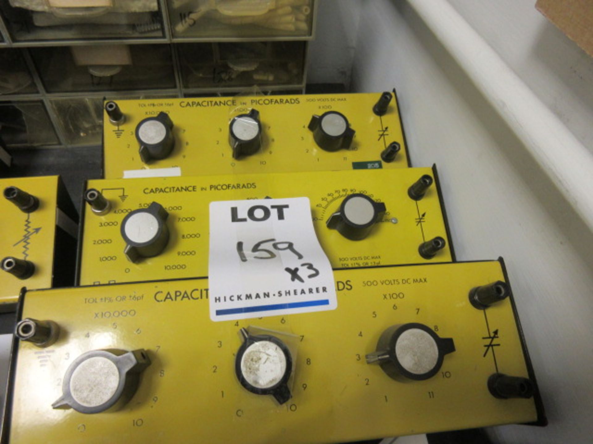 THREE JJ JUNIOR CAPACITANCE IN PICOFARADS CONTROLLERS - Image 2 of 2