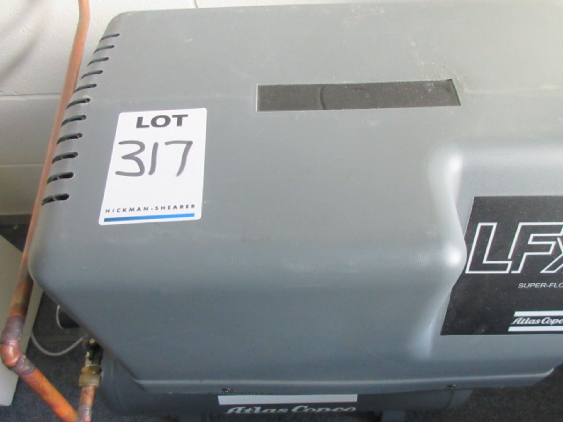 ATLAS CORO LFX 5-10 TM50 SUPERFLOW RECEIVER MOUNTED AIR COMPRESSOR, 240 V, 50 Hz, 1500 RPM, 50L - Image 5 of 5