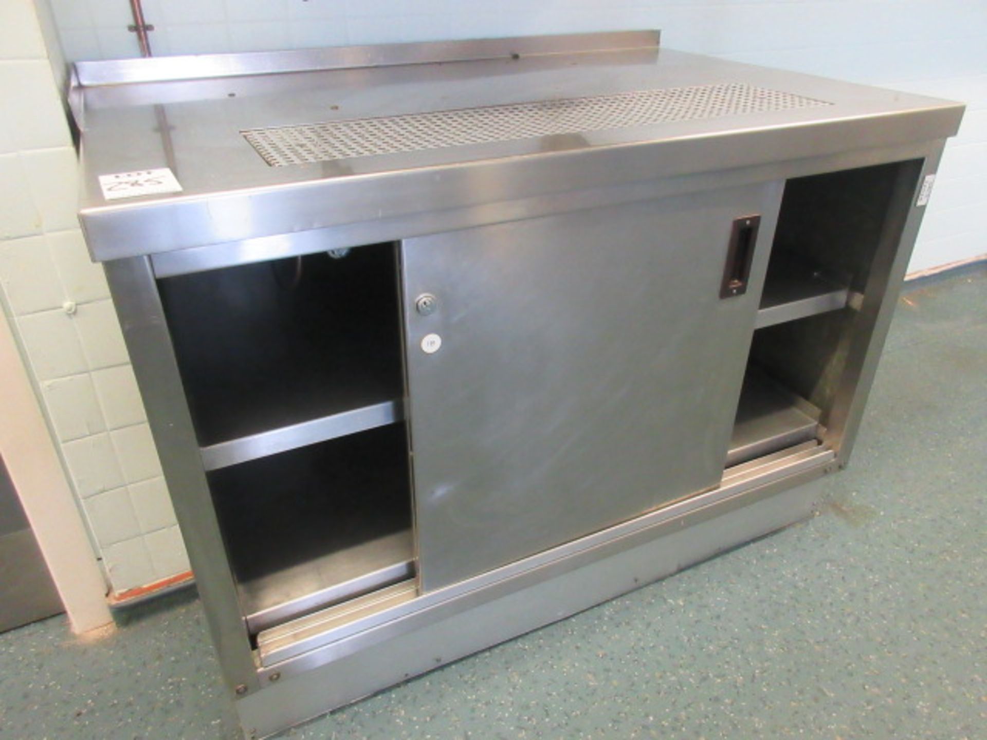 STAINLESS STEEL HOT DRINKS COUNTER 1220mmX 760 mm
