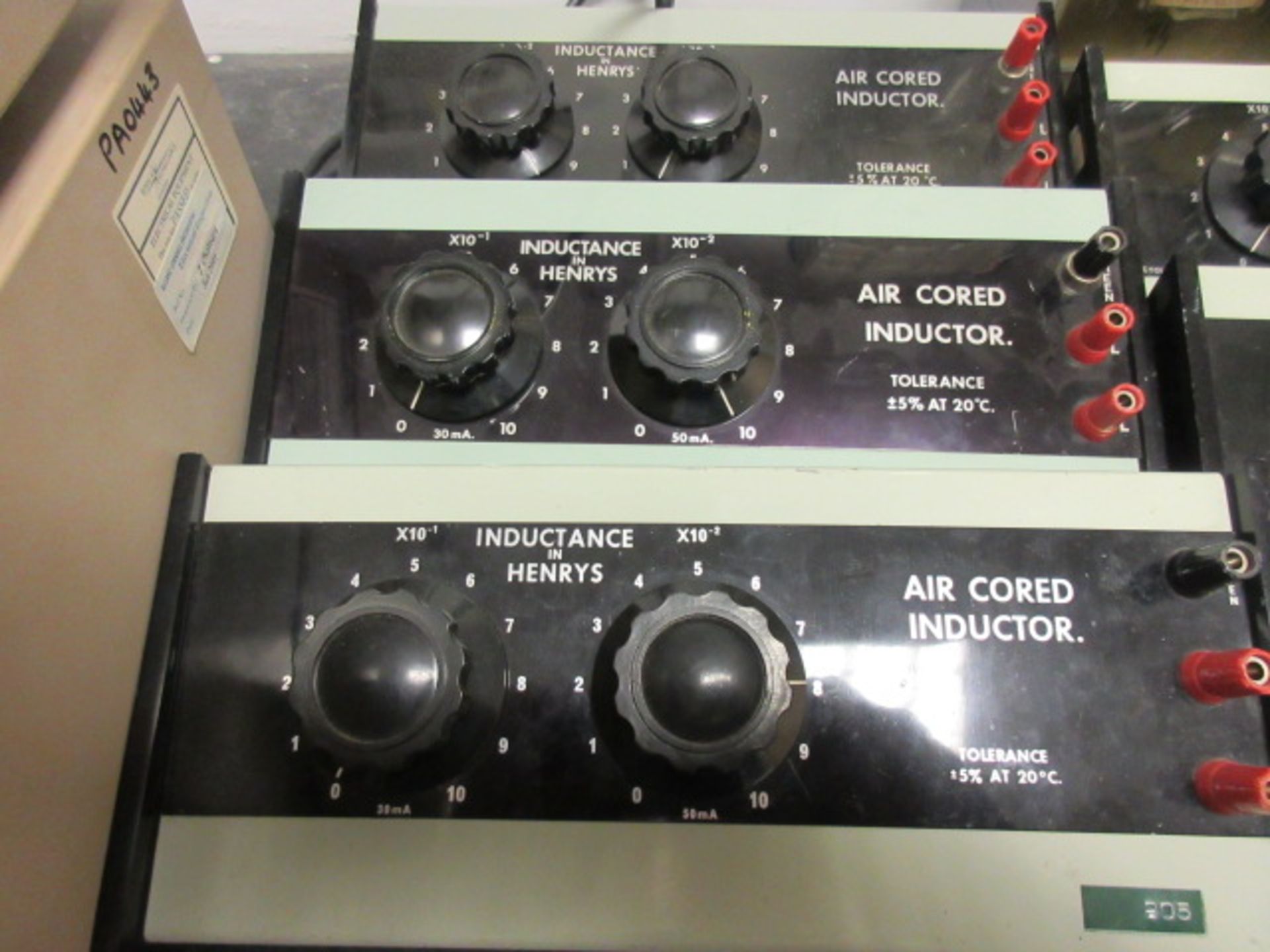 THREE LLYODS INDUCTANCE IN HENRYS AIR CORED INDUCTORS