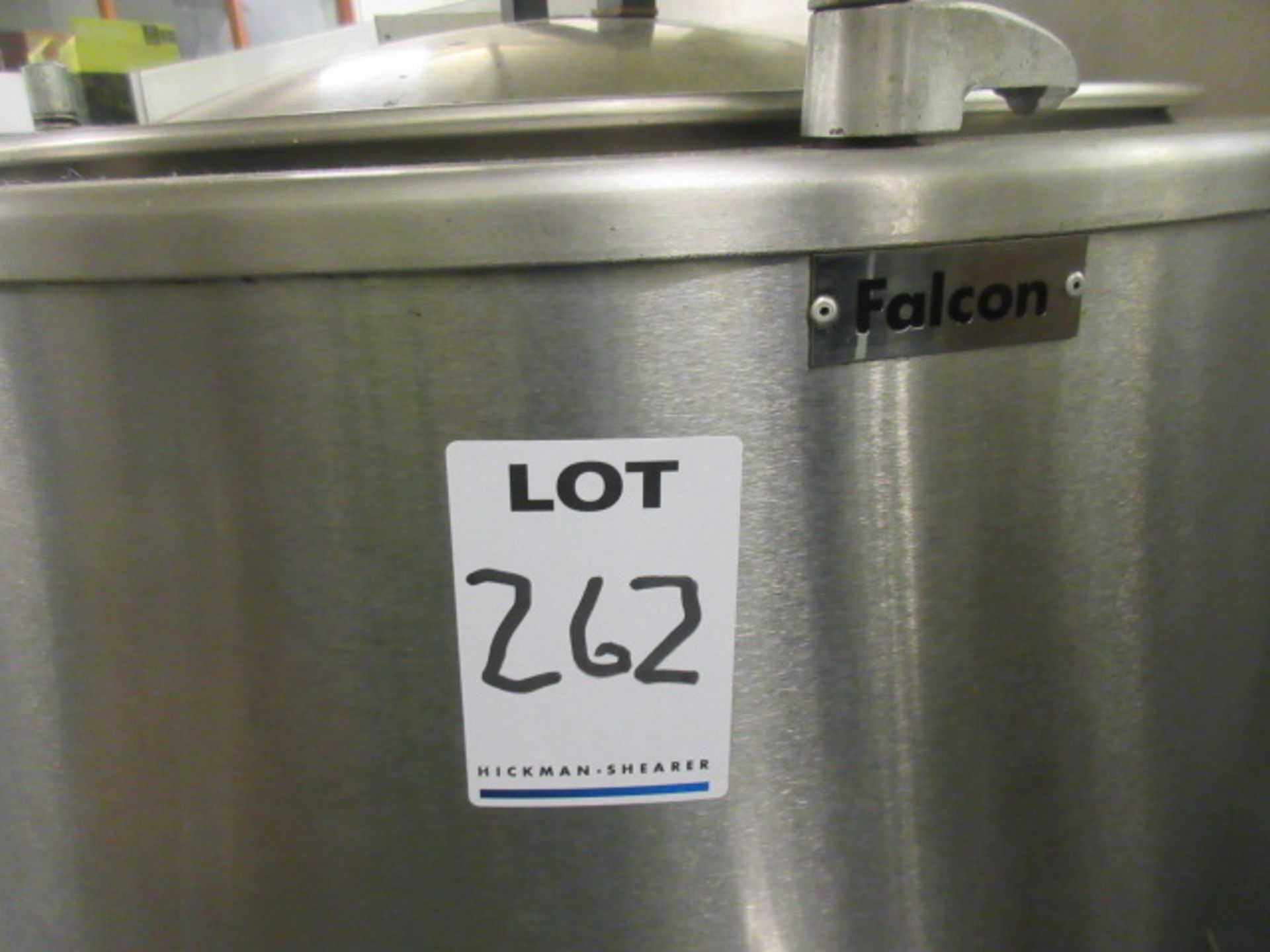 FALCON G3078 90L JACKETED PRESSURE GAS HEATED COOKING VAT. SN F301880 - Image 3 of 3