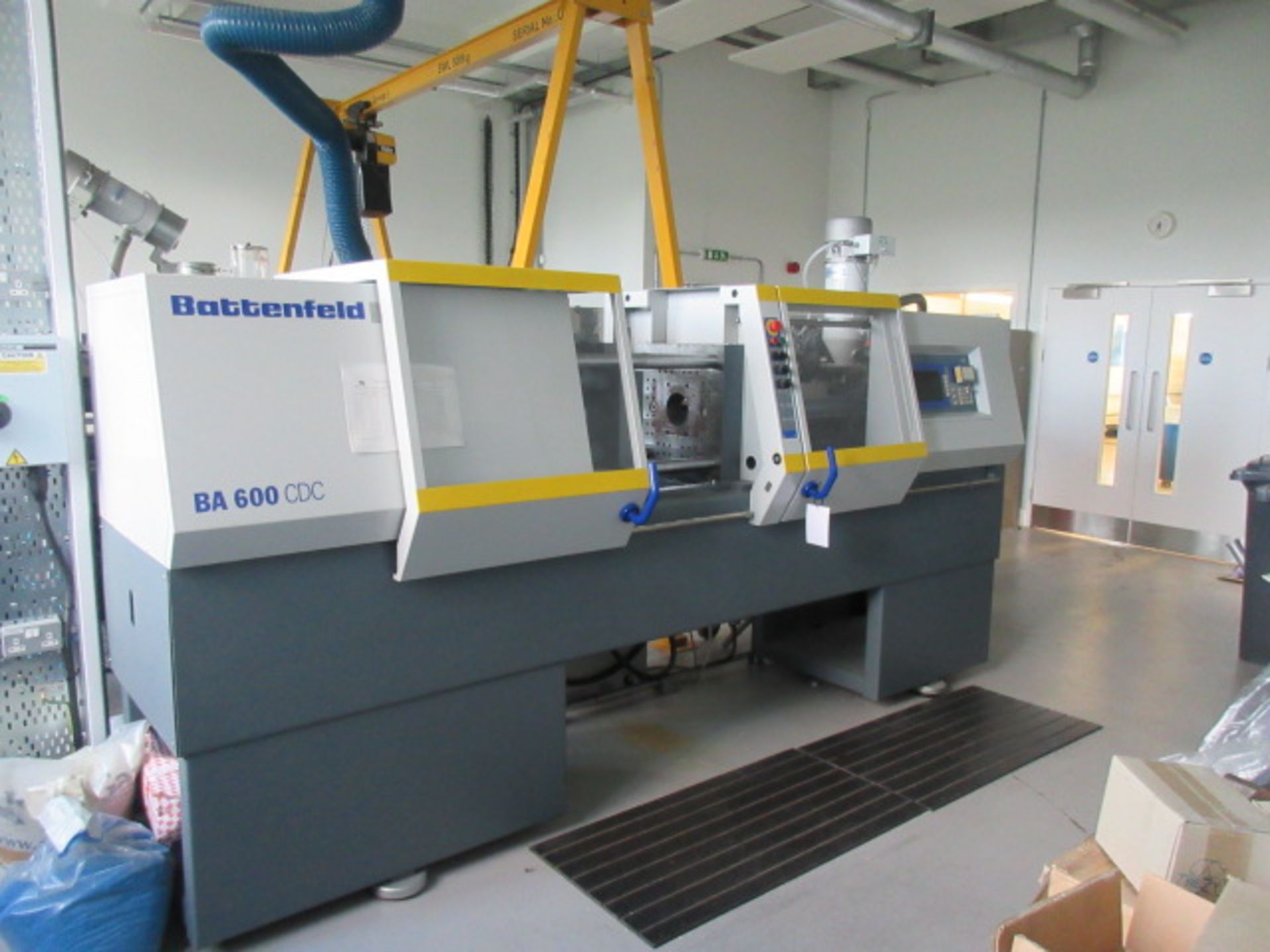 BATTENFELD BA 600/200 CDC INJECTION MOULDING M/C WITH UNILOG 4000 CONTROL SN CC60915719913 1997.