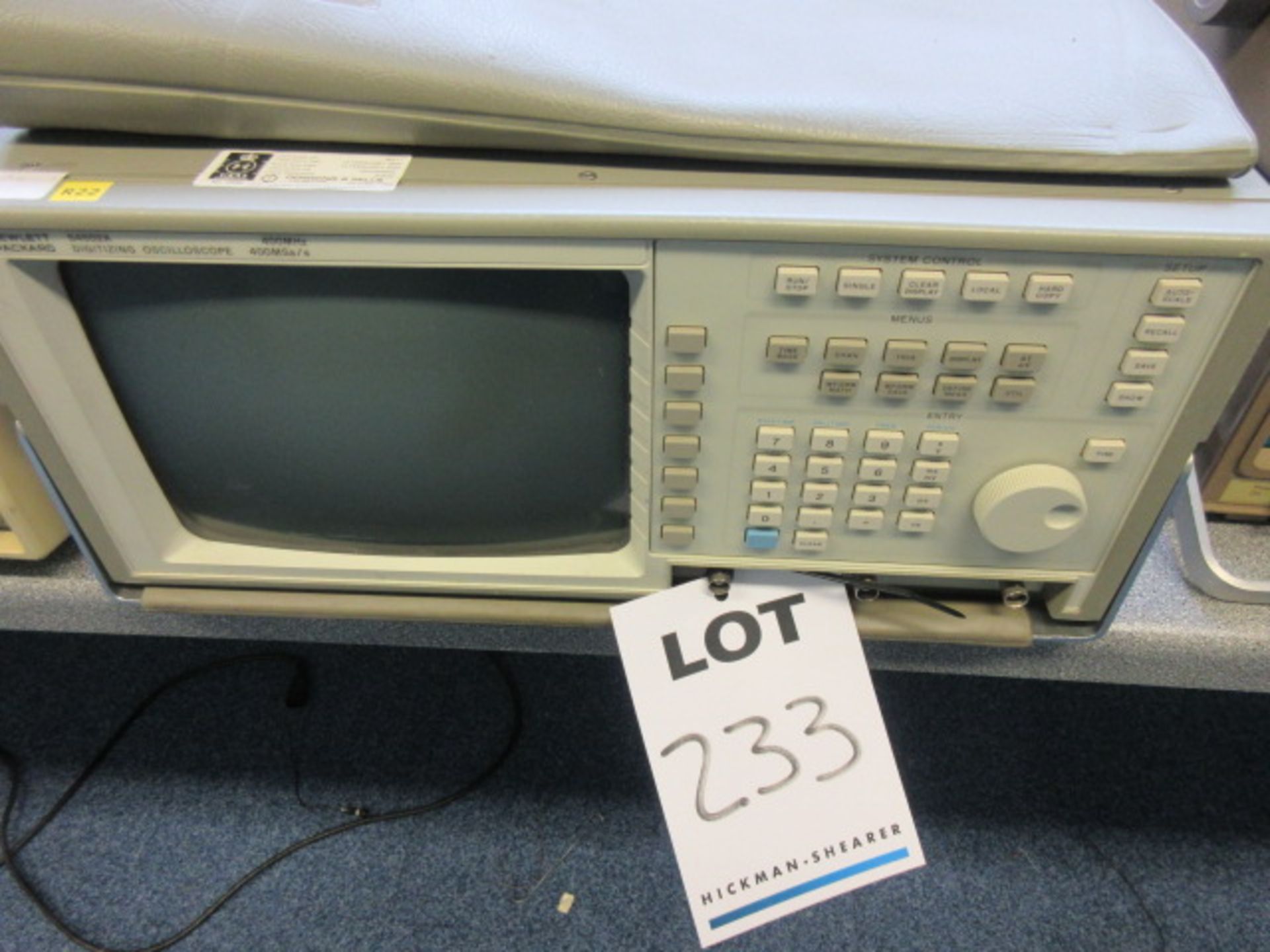 HEWLETT PACKARD 54502A 400 MHz 400 MAa/s DIGITIZING OSCILLOSCOPE - Bild 3 aus 3