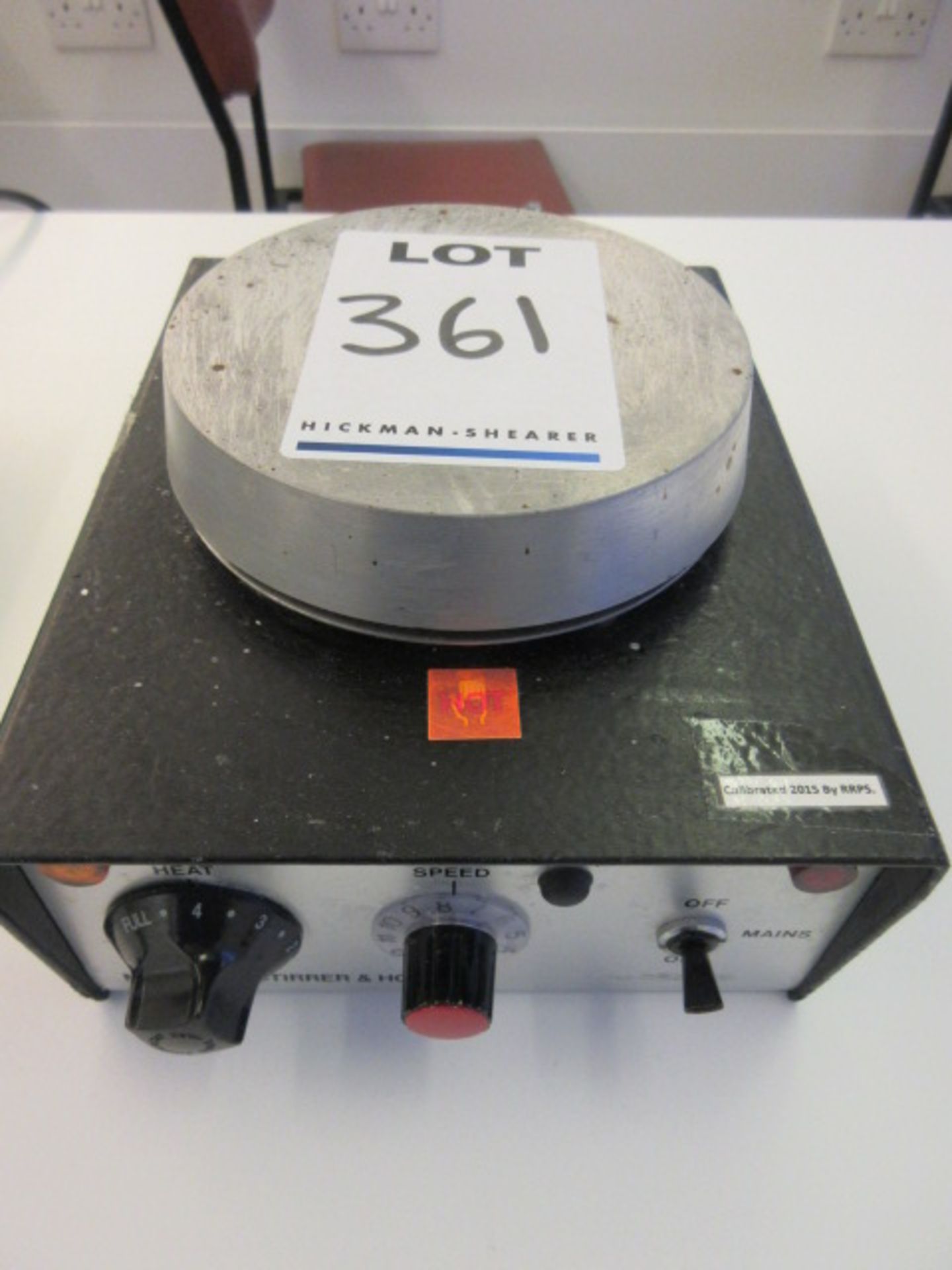 PHILIP HARRIS MAGNETIC STIRRER & HOTPLATE 240V - Image 2 of 2