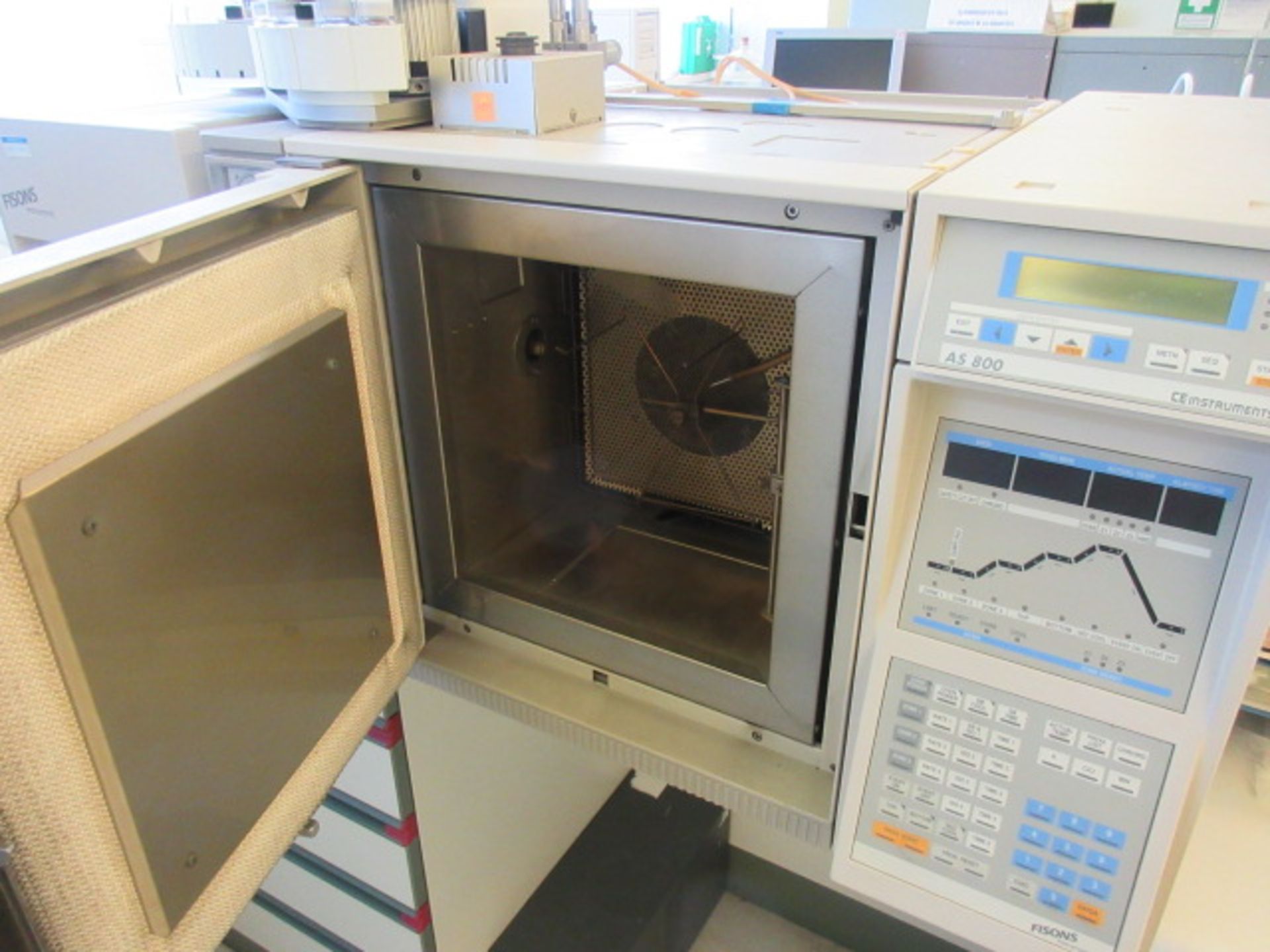 FISON INSTRUMENTS MD 800 MASS LAB LIQUID SAMPLER WITH GC 8000 SERIES OVEN - Image 2 of 3