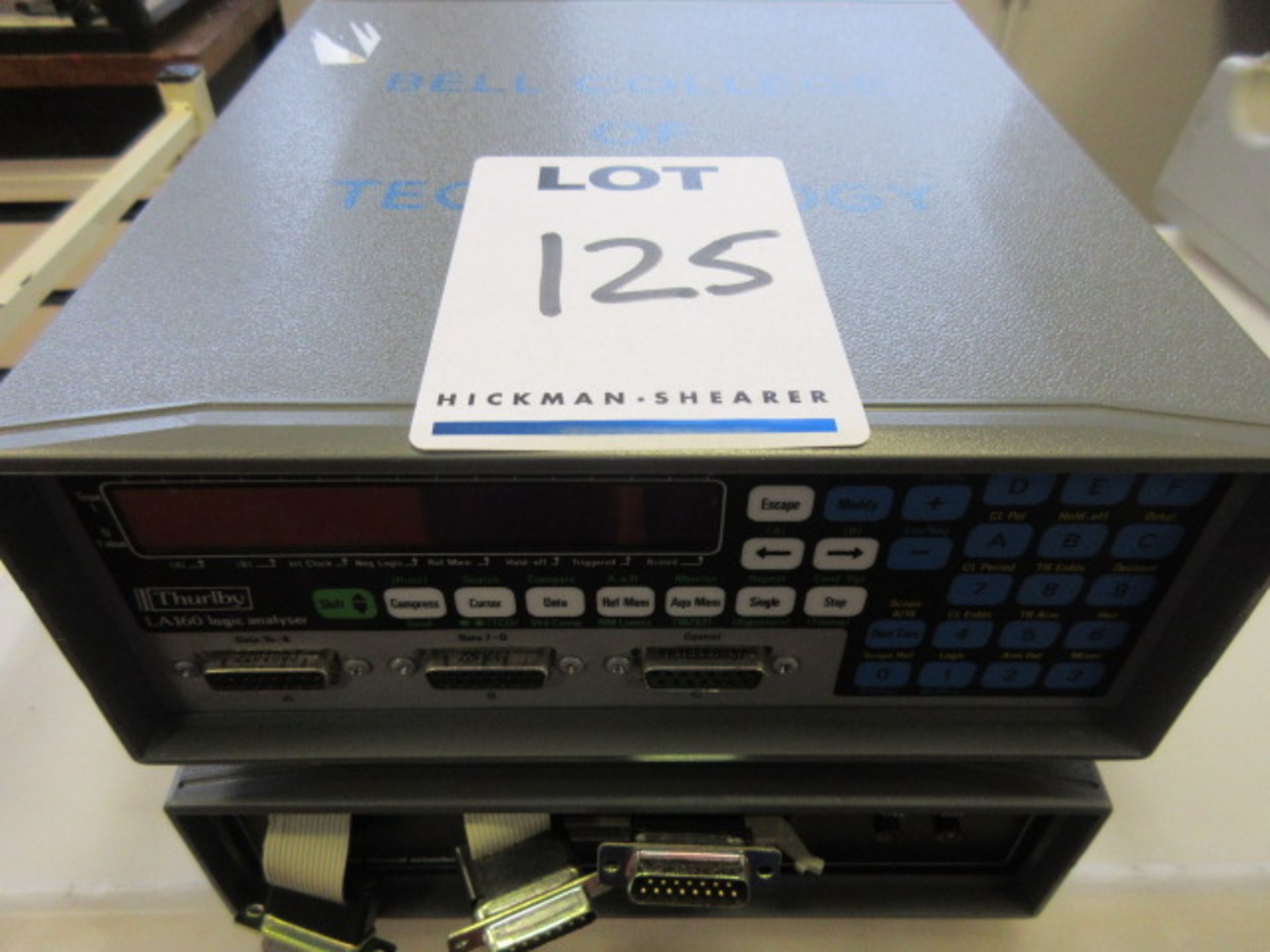 THURLBY LA160 LOGIC ANALYSER WITH LE32 THIRTY TWO CHANNEL EXTENDER MODULE - Bild 2 aus 2