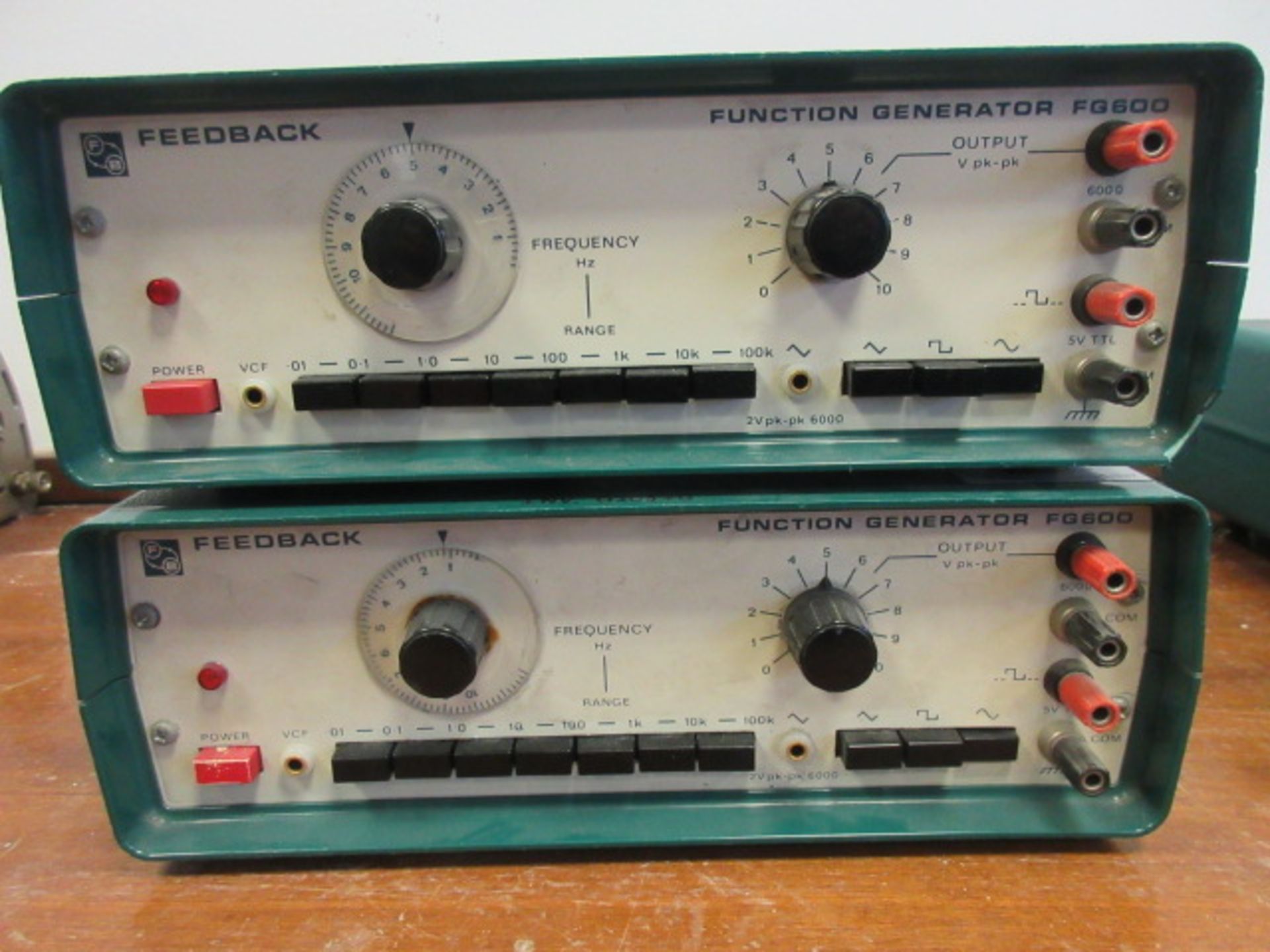 TWO FEEDBACK FG600 FUNCTION GENERATORS