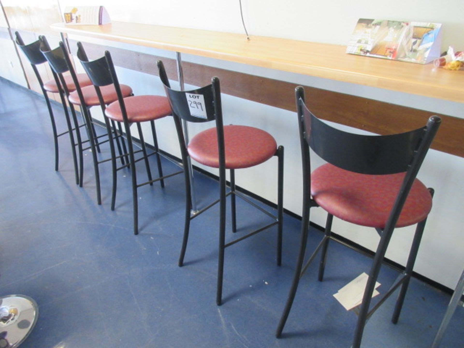 NINE BREAKFAST BAR CHAIRS