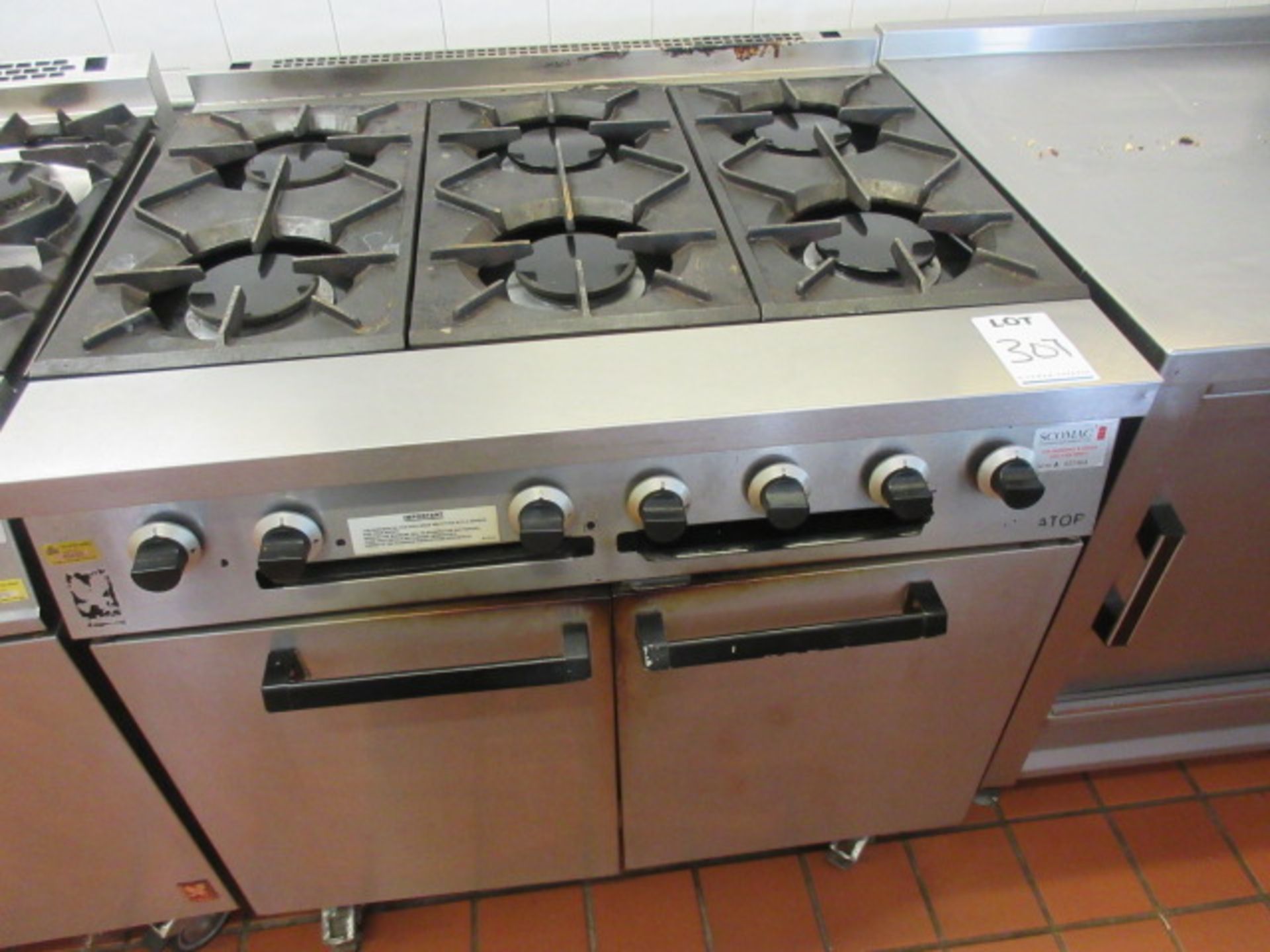 FALCON SIX RING GAS HOB & OVEN