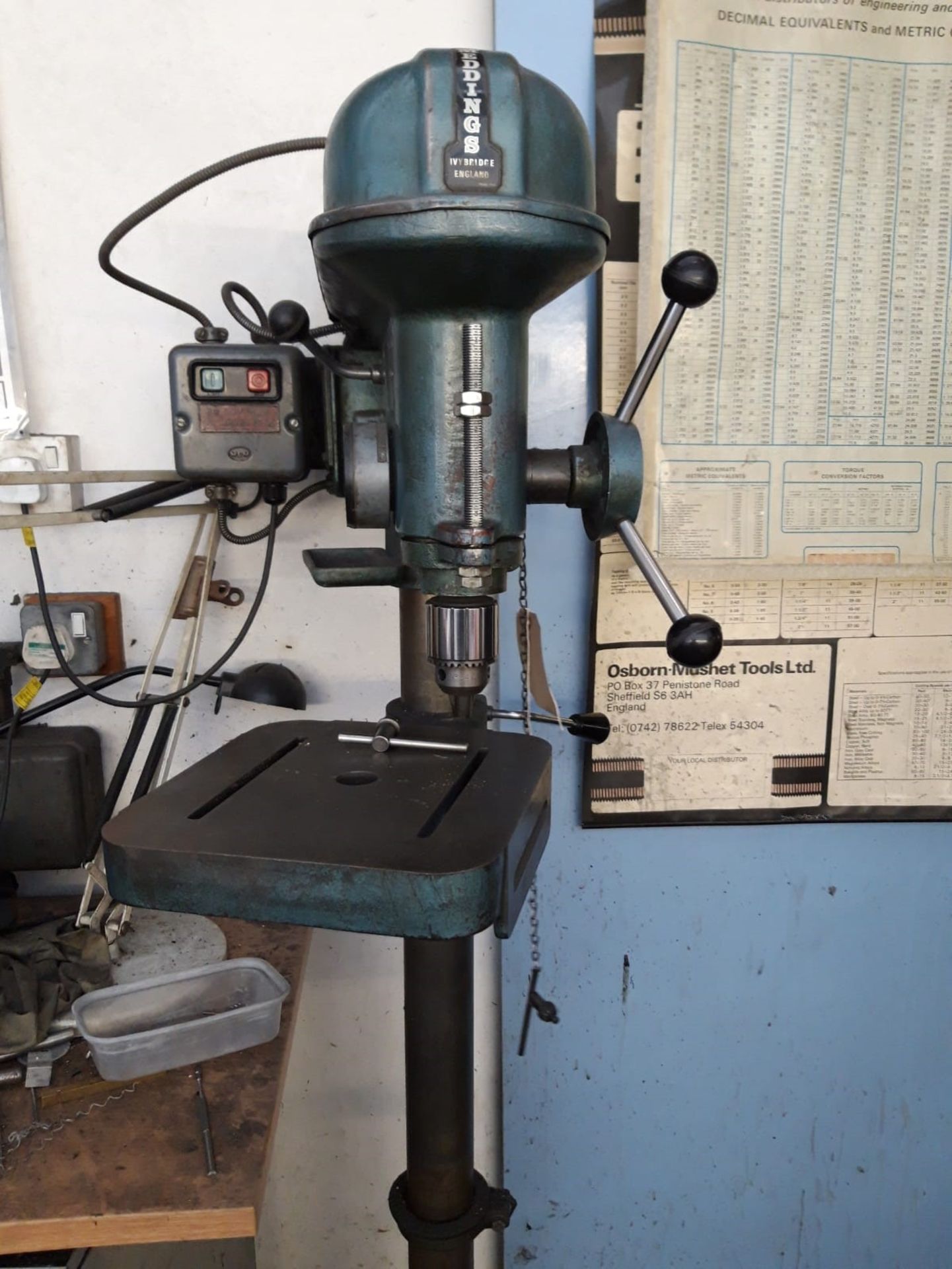 MEDDINGS Pillar Drill, 1 Phase