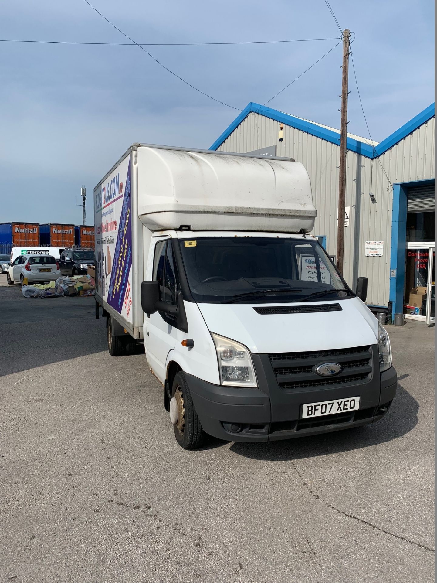 Ford Transit 2.4L Diesel Luton Box Van With Tail Lift - 2007 Reg, 9 Month MOT - Image 2 of 10