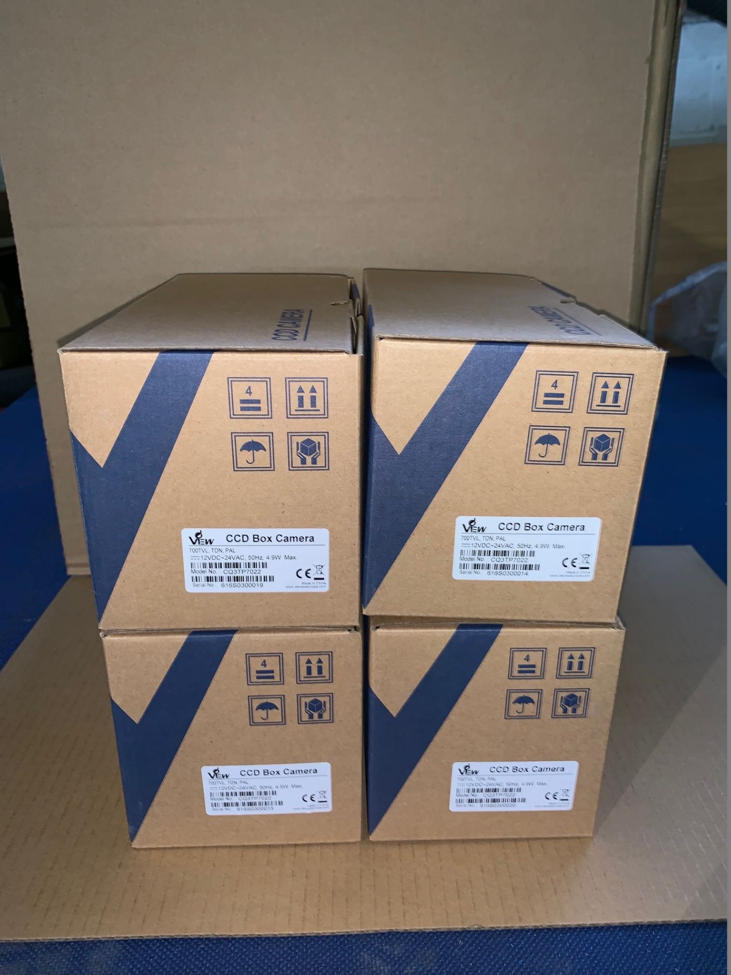 4 x dView CCD Box Cameras - 700TVL. TDN, PAL - Model CQ3TP7022 (Brand New & Boxed) - Image 3 of 3
