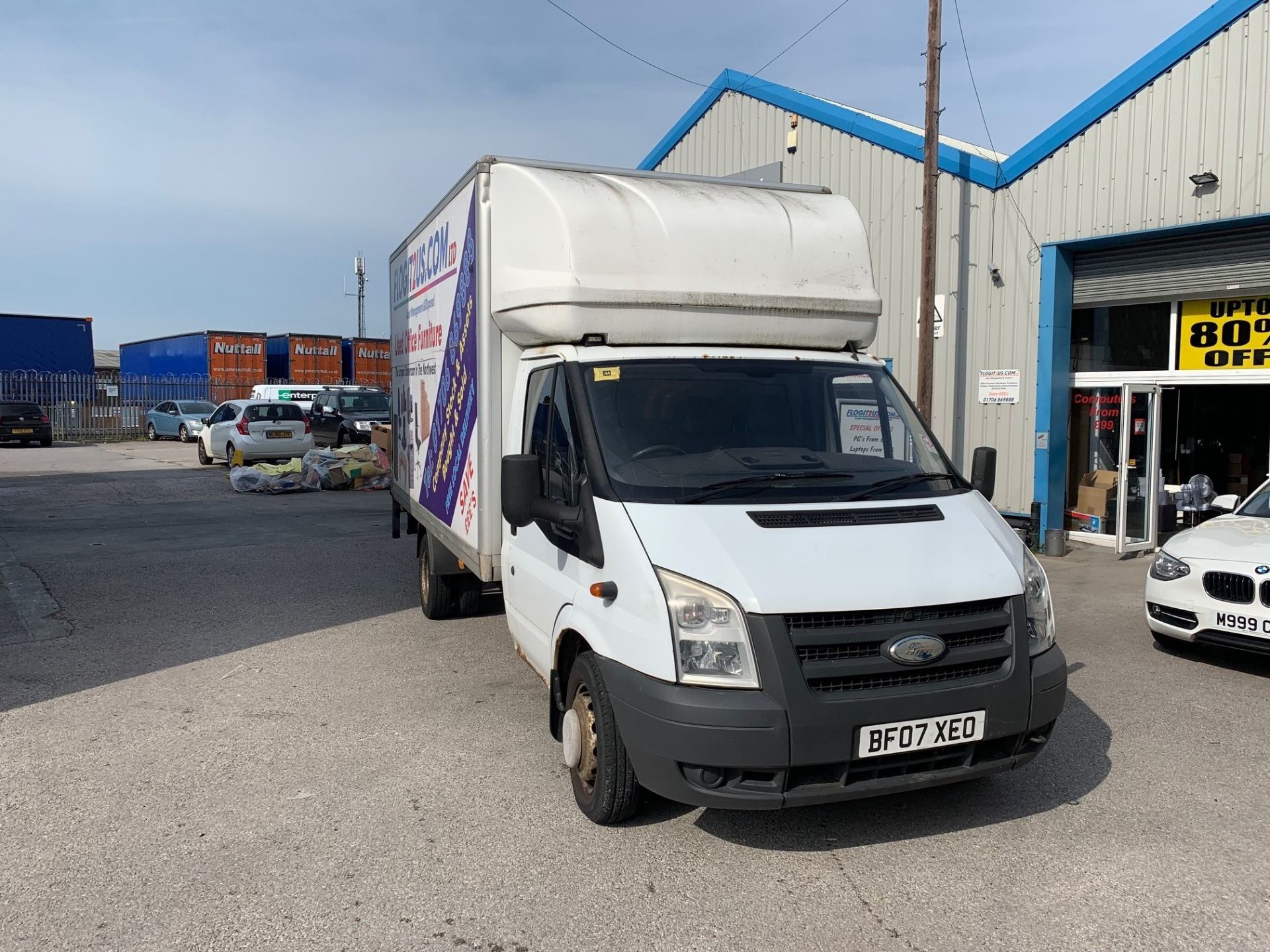 Ford Transit 2.4L Diesel Luton Box Van With Tail Lift - 2007 Reg, 9 Month MOT - Image 4 of 10