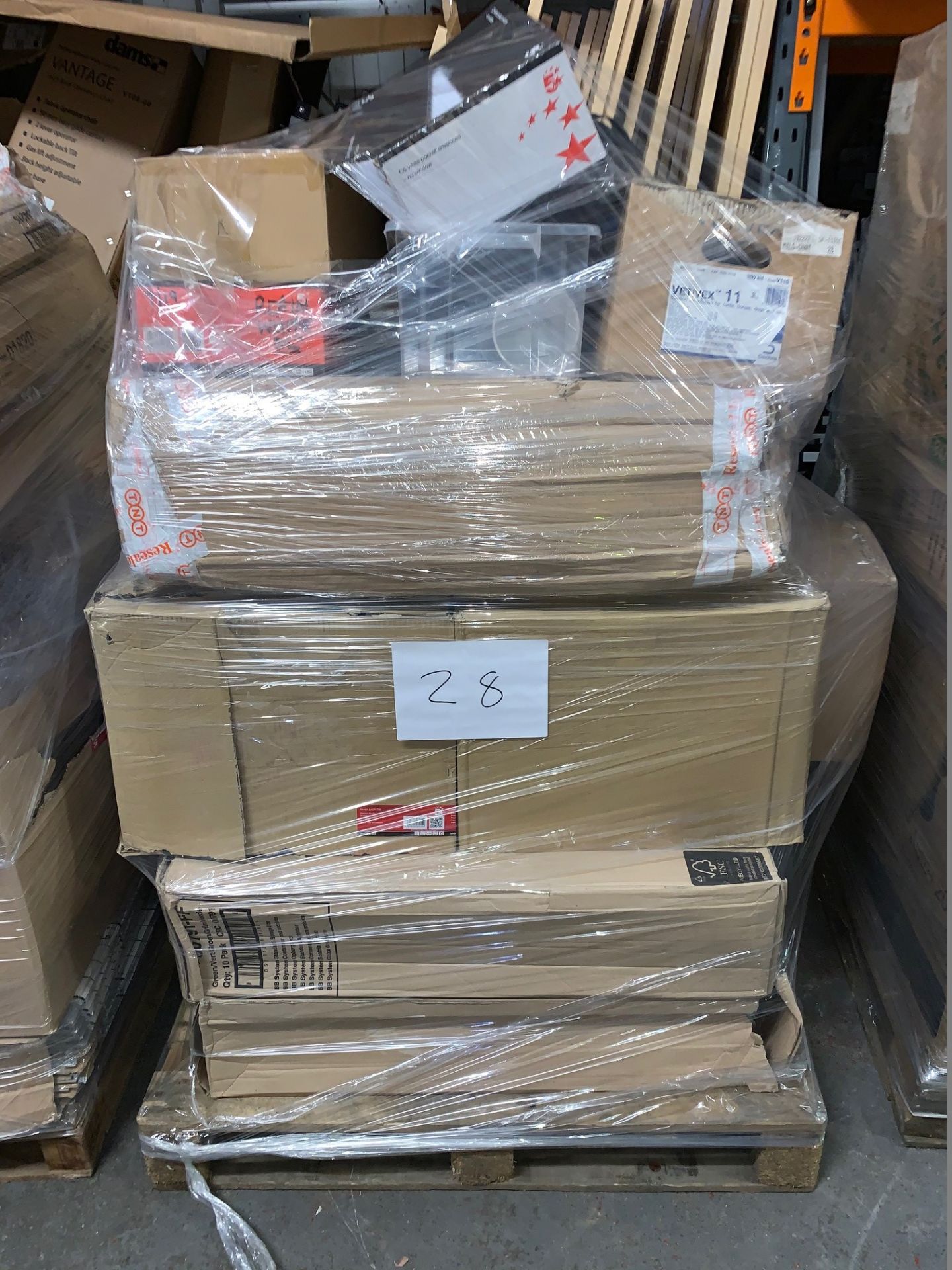 1 x Pallet of Mixed Stock/Stationery Including Lever Arch Files, Box Files, Envelopes, Paper