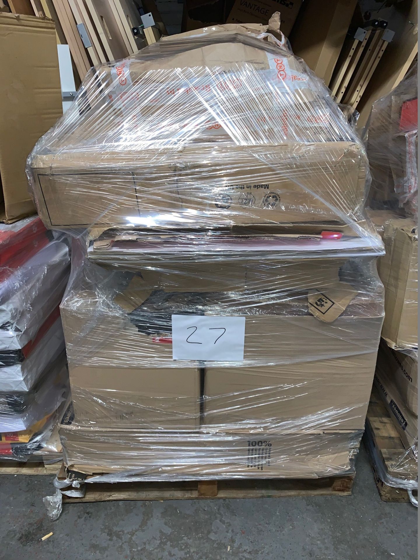 1 x Pallet of Mixed Stock/Stationery Including Box Files, Bankers Boxes, Lever Arch Files,