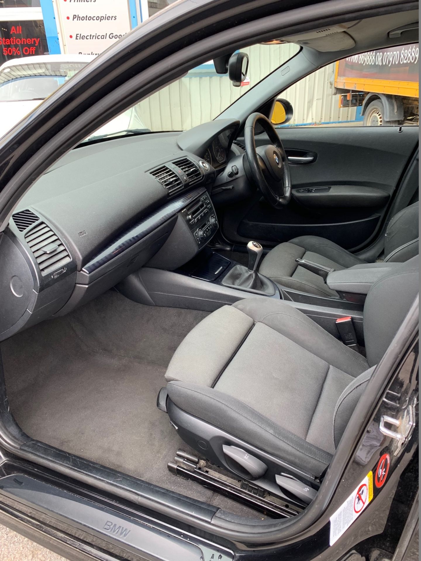 BMW 1 Series - 1.6L, Black, Petrol, 2006 Reg, MOT'd Until March 2020 - Image 8 of 14