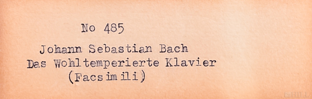 Johann Sebastian Bach Facsimile Score & Report - Image 2 of 4