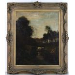 Johanes Leuds Dutch Pastoral Landscape Painting