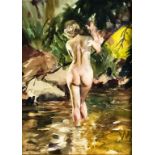 John Whorf 1903-1959 American Female Nude Painting