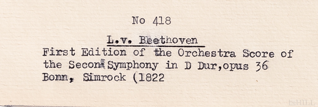 Ludvig van Beethoven 1st Ed. Score 2nd Symphony - Image 4 of 5