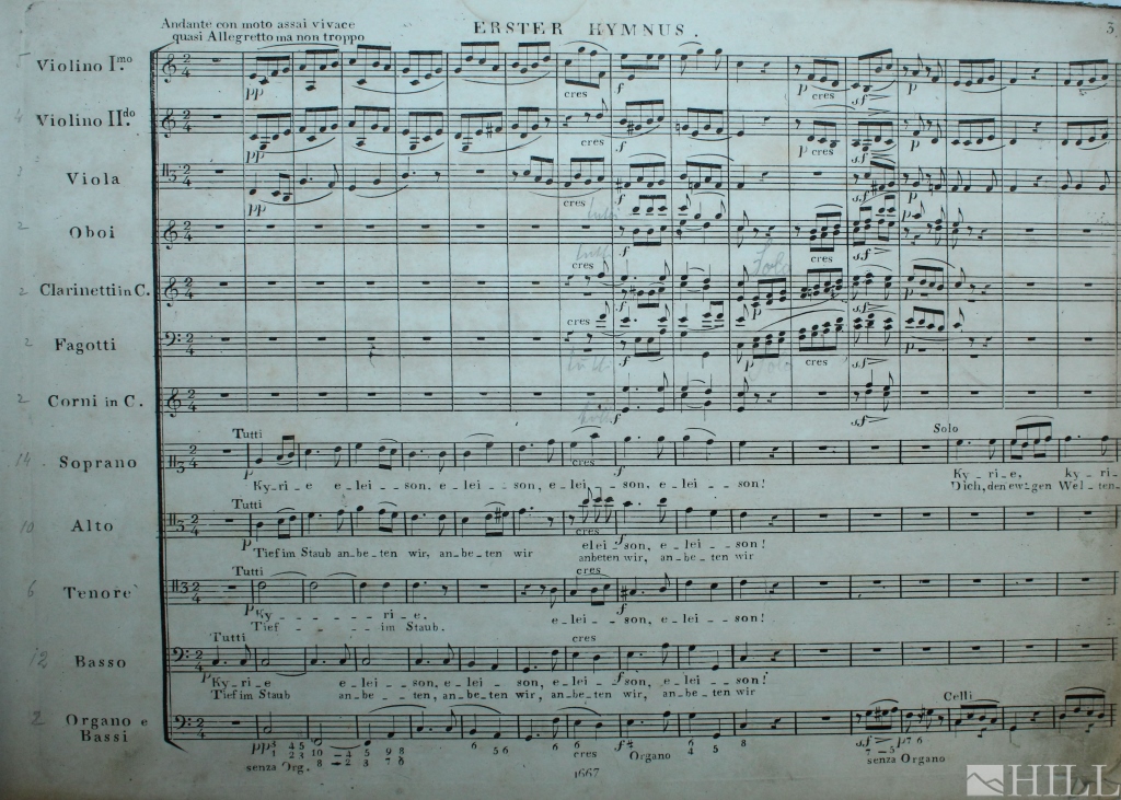 Ludwig van Beethoven 1st Ed. Mass, C Major Opus 86 - Image 4 of 5