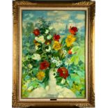 Le Pho (1907-2001) Floral Still Life Oil Painting