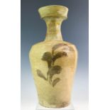 Early Korean Pottery Floral Stoneware Vase Vessel