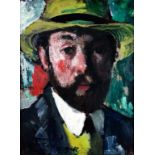 Francois Gall 1912-1987 Self Portrait Oil Painting