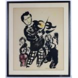Marc Chagall Couleur Amour Le Violoneux Collotype
