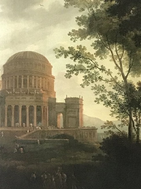 View of Delphi Oil Painting after Claude Lorrain - Image 9 of 10