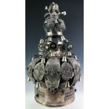 19th Century Russian 84 Silver Torah Crown Judaica