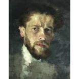 Ferdinand Zerlacher 19th C. Self Portrait Painting