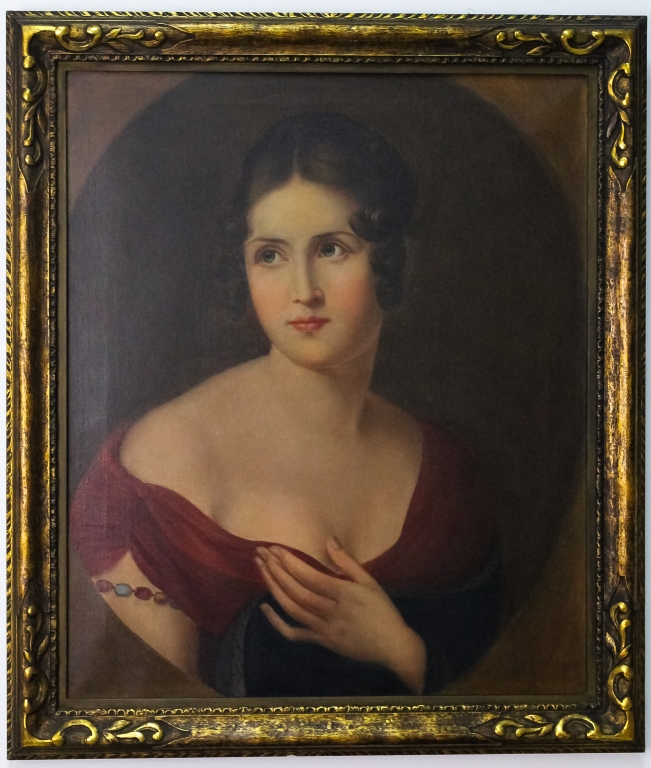 Oil Portrait Painting of a Lady After V Bianchinie - Image 2 of 2