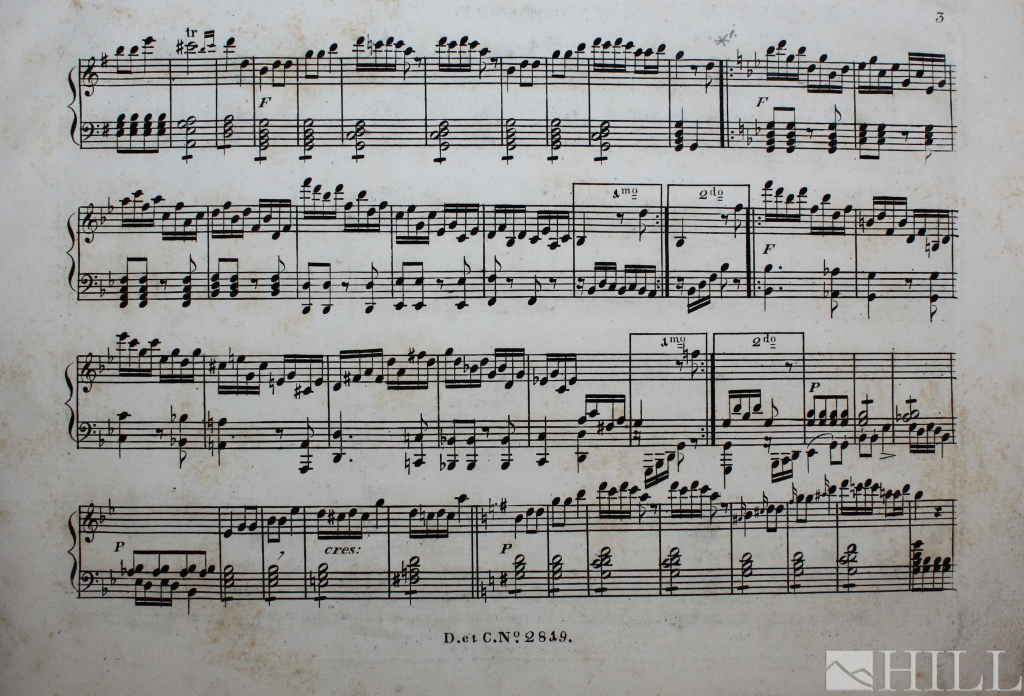 Ludvig van Beethoven 1st Ed. Rondo A Capriccio - Image 2 of 4