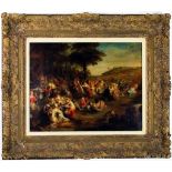 The Kermesse Oil Painting circle Eugene Delacroix